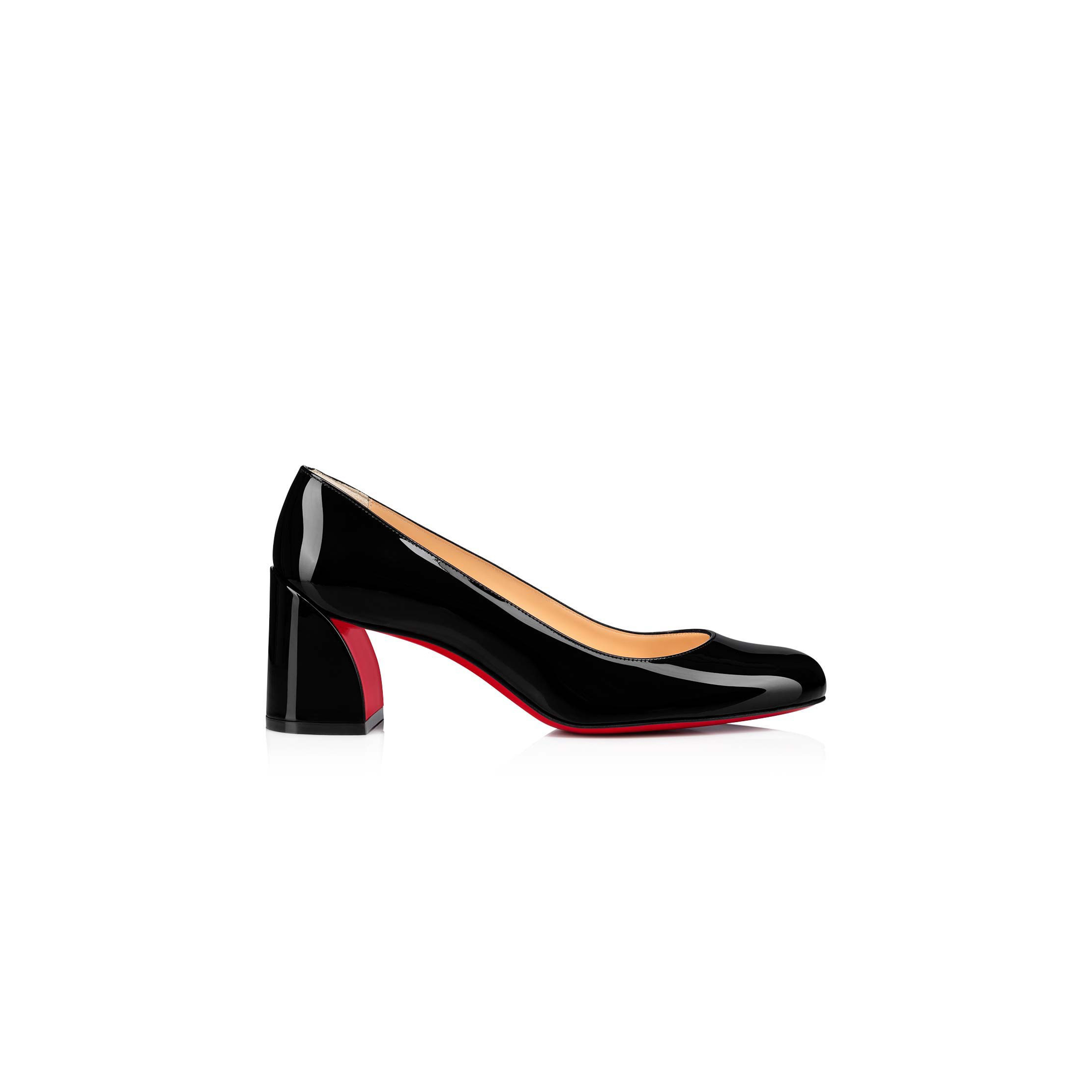 Ch**an louboutin miss sab 55 mm pumps-patent calf leather-black-women 1200768bk01